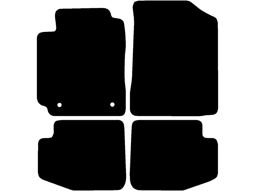 1 | 3 portes | Version 1 | Système de fixation: Clips ovale avec vis