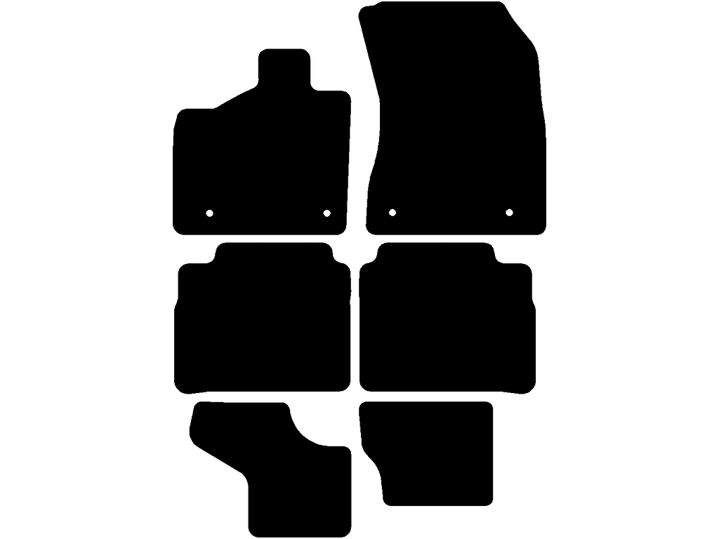 7 sièges | Version 2 | Entraxe fixations (chauffeur) 30,8 cm