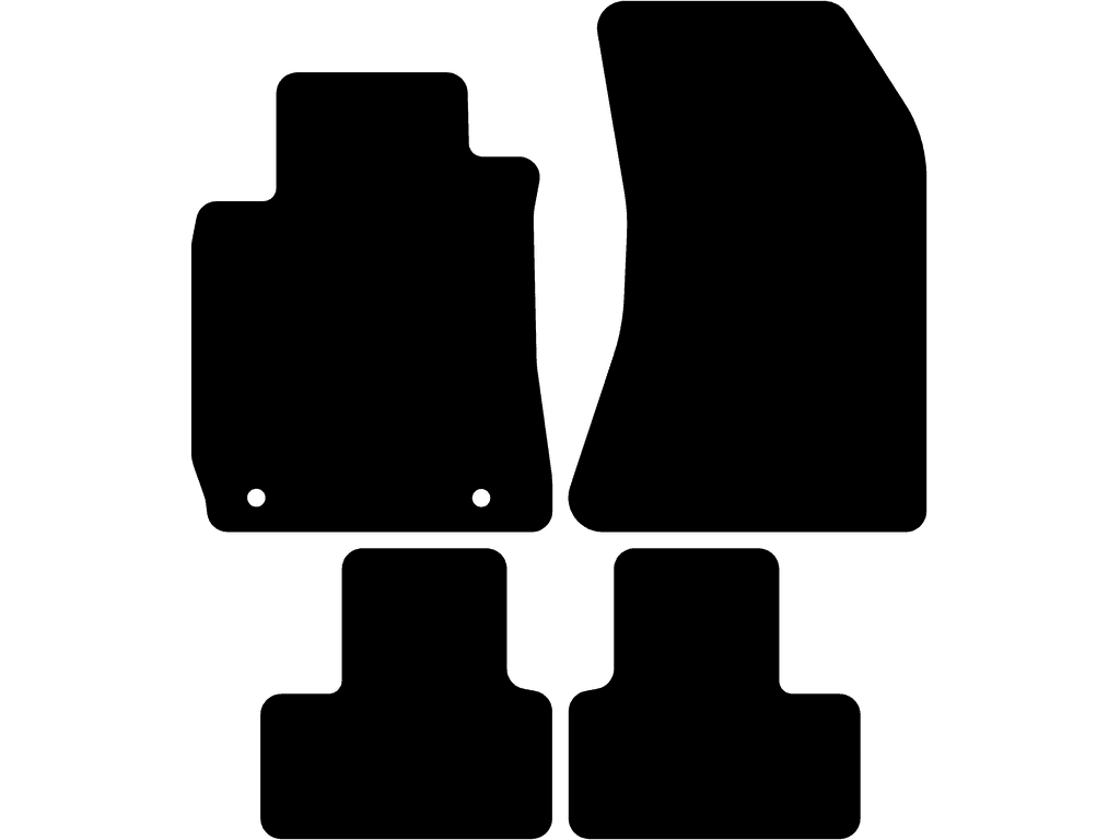 Tapis passager sans fixations | Système de fixation: Clips ovale avec vis