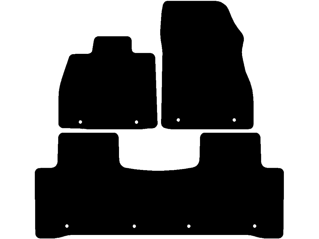 Tapis arrière avec œillet de fixation