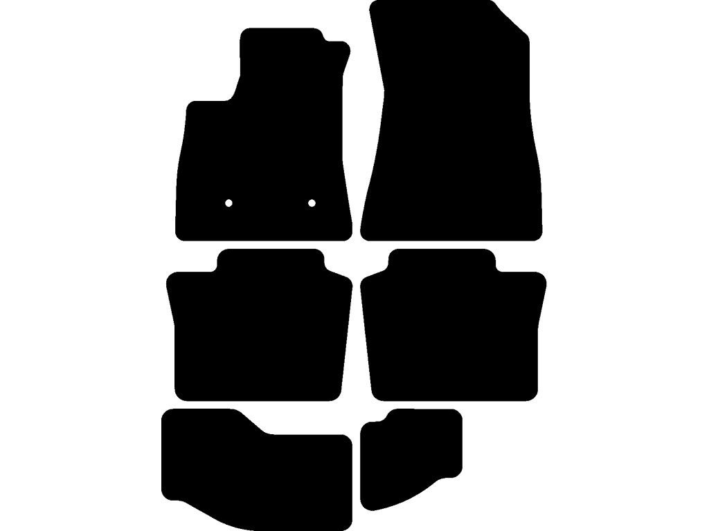 7 sièges | Compatible avec version sans plancher incliné (conducteur & passager)