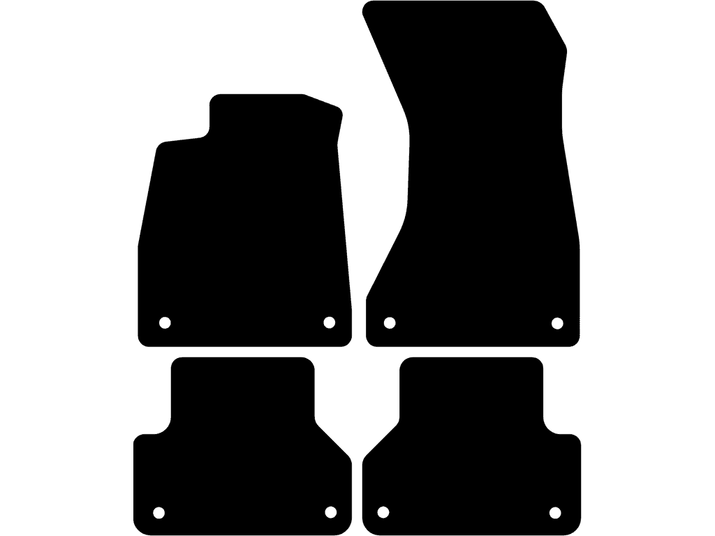 Avant / Berline / Allroad Quattro | Tapis arrière avec oeillets de fixation