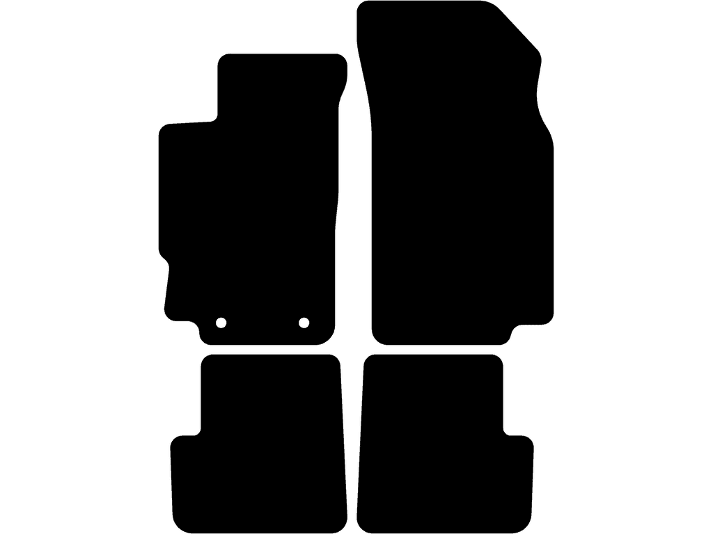 Coupé / Break / Berline | Entraxe fixations (chauffeur) 24,3 cm | Version 1