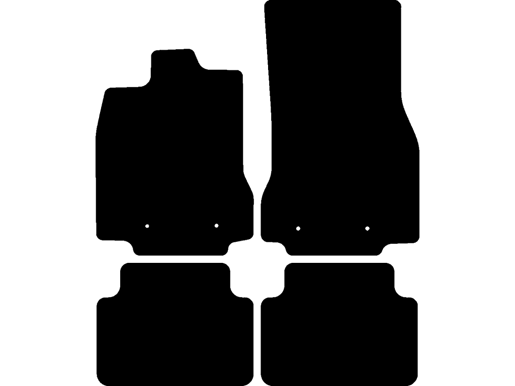 Berline / Wagon | RWD | Tapis arrière sans oeillets de fixation