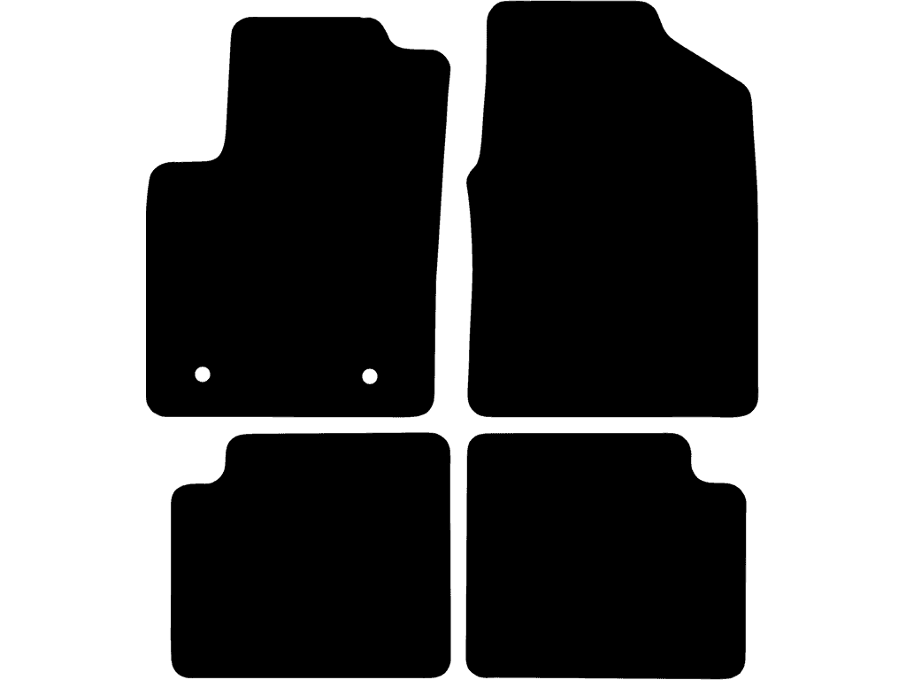 Système de fixation : Clips ovale avec vis