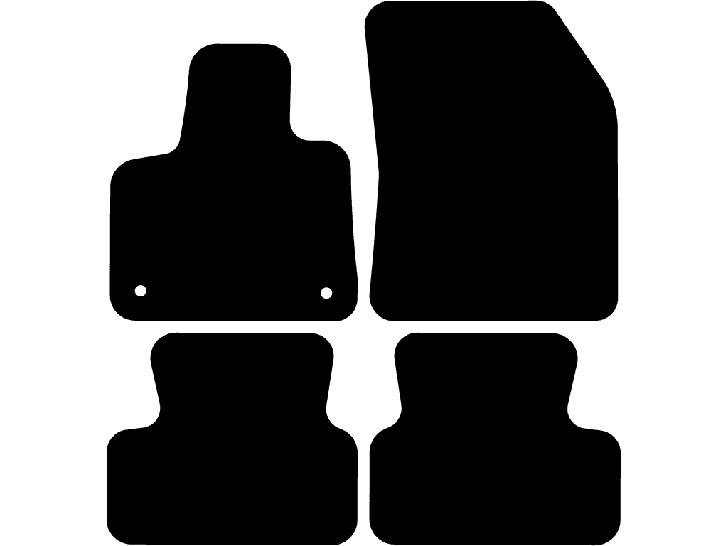 DS7 | Deux tapis arrières séparés