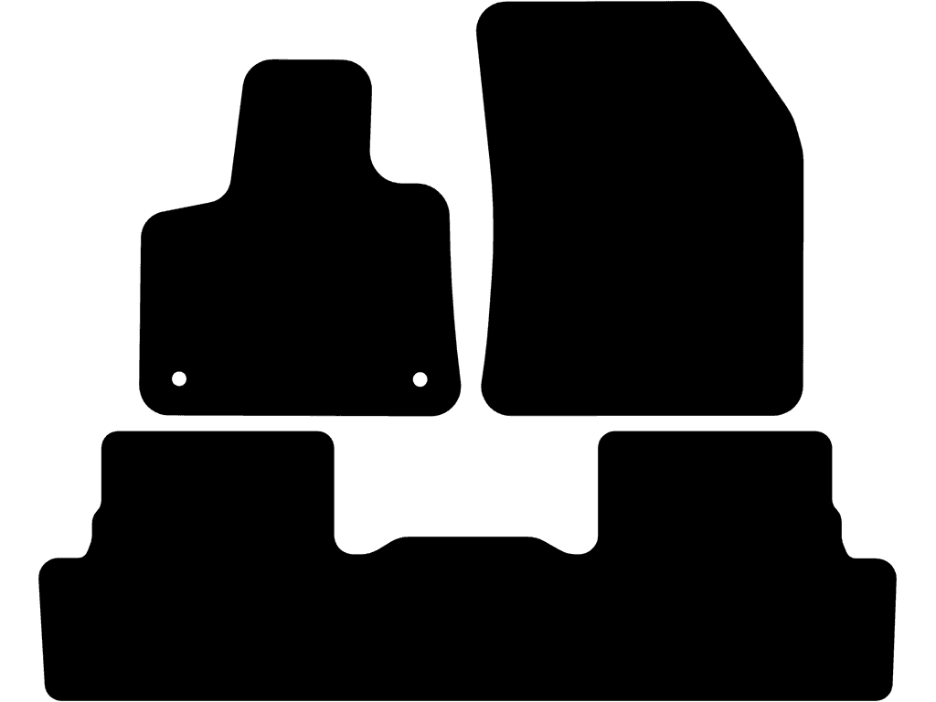 3008 Phase 2 | Tapis arrière en un bloc | Version 1