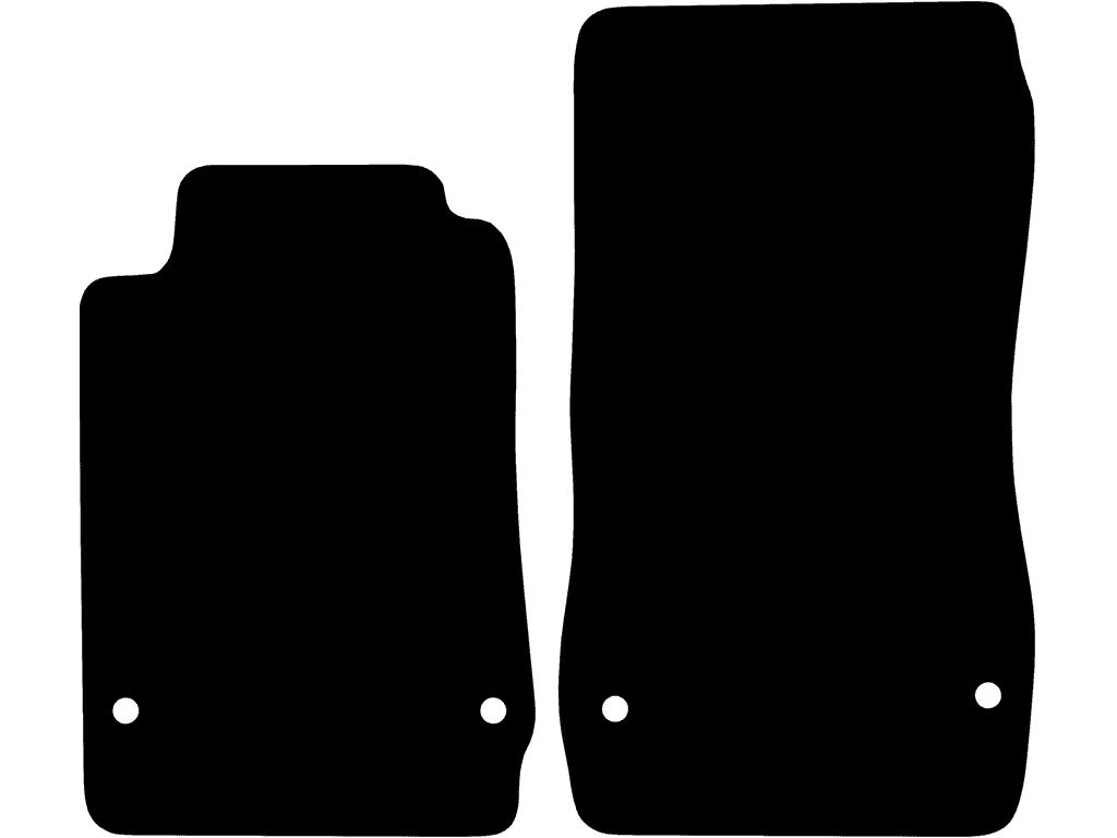 Double fixation | Tapis conducteur sans repose-pied | Version 2