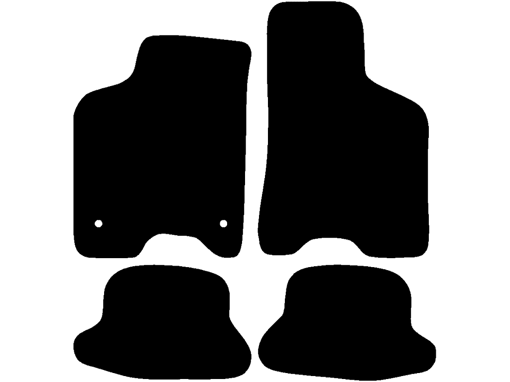 Tapis passager sans fixations | Système de fixation: Clips fermé