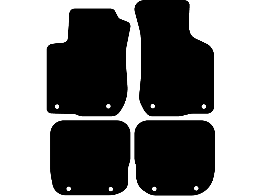 Tapis arrière avec oeillets de fixation | Version 1