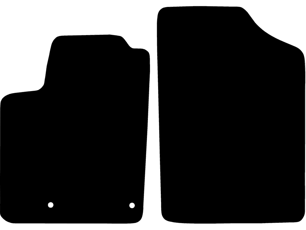 Système de fixation : Clips ovale avec vis