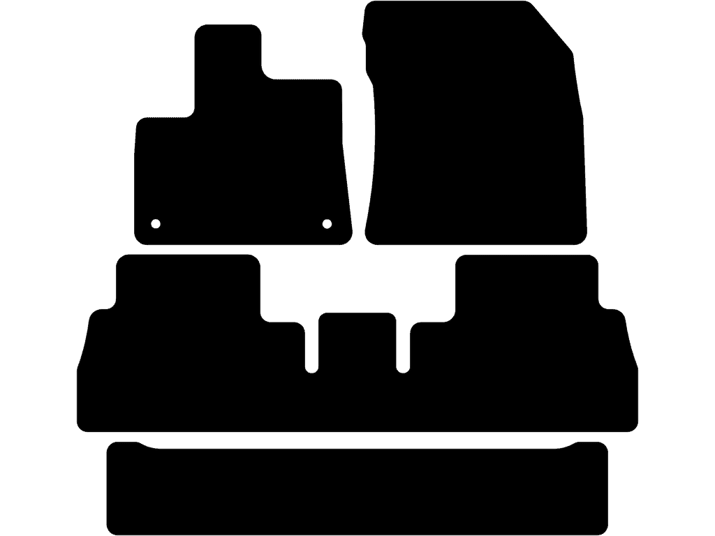 L1/ L2 | 7 sièges | Système de fixation: Clips ovale