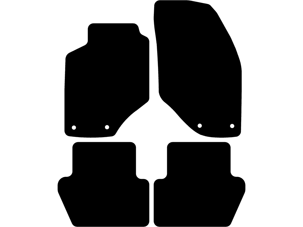 Système de fixation : Clips ovale avec vis