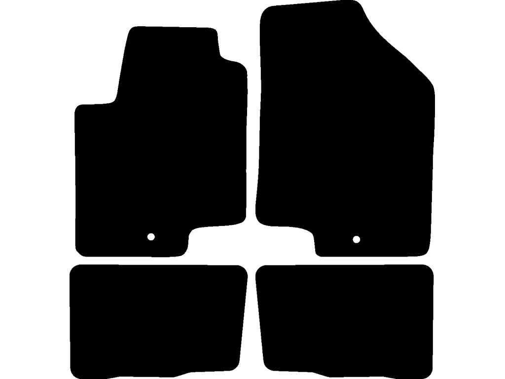 Tapis passager avec des fixations