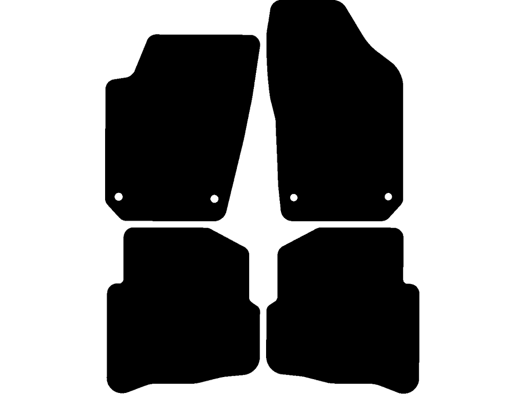 Tapis passager avec des fixations