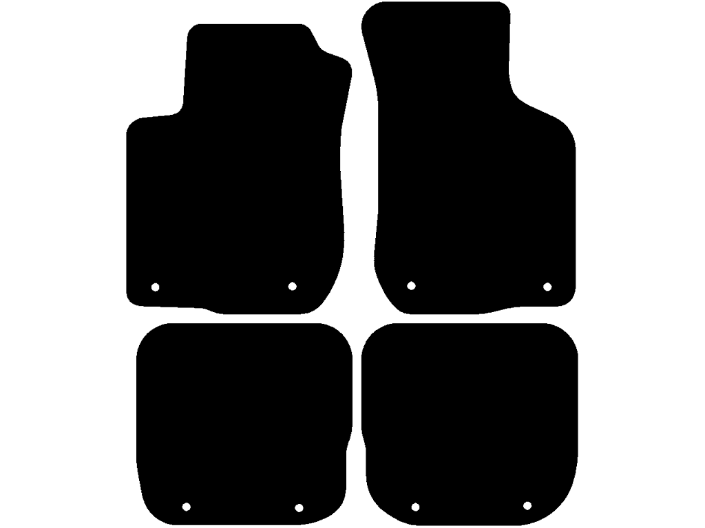 Tapis arrière avec oeillets de fixation | Version 3