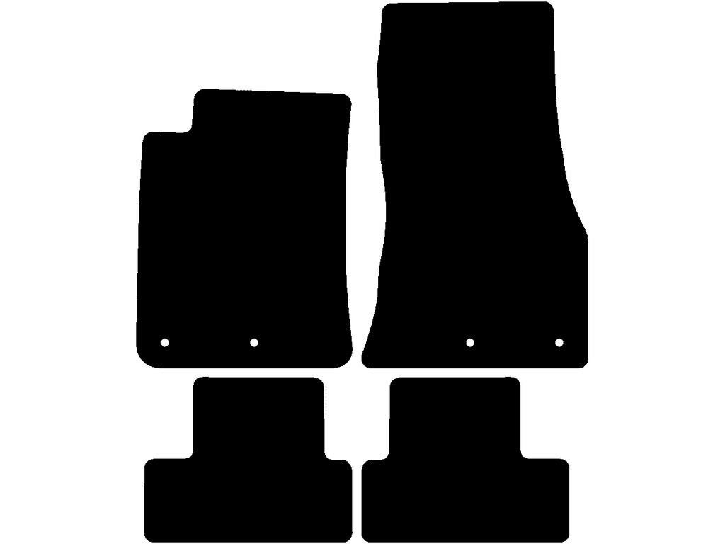 Tapis passager avec des fixations | Système de fixation: Clips