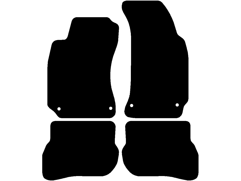 Berline / SW | Tapis arrière sans oeillets de fixation | Système de fixation: Clips