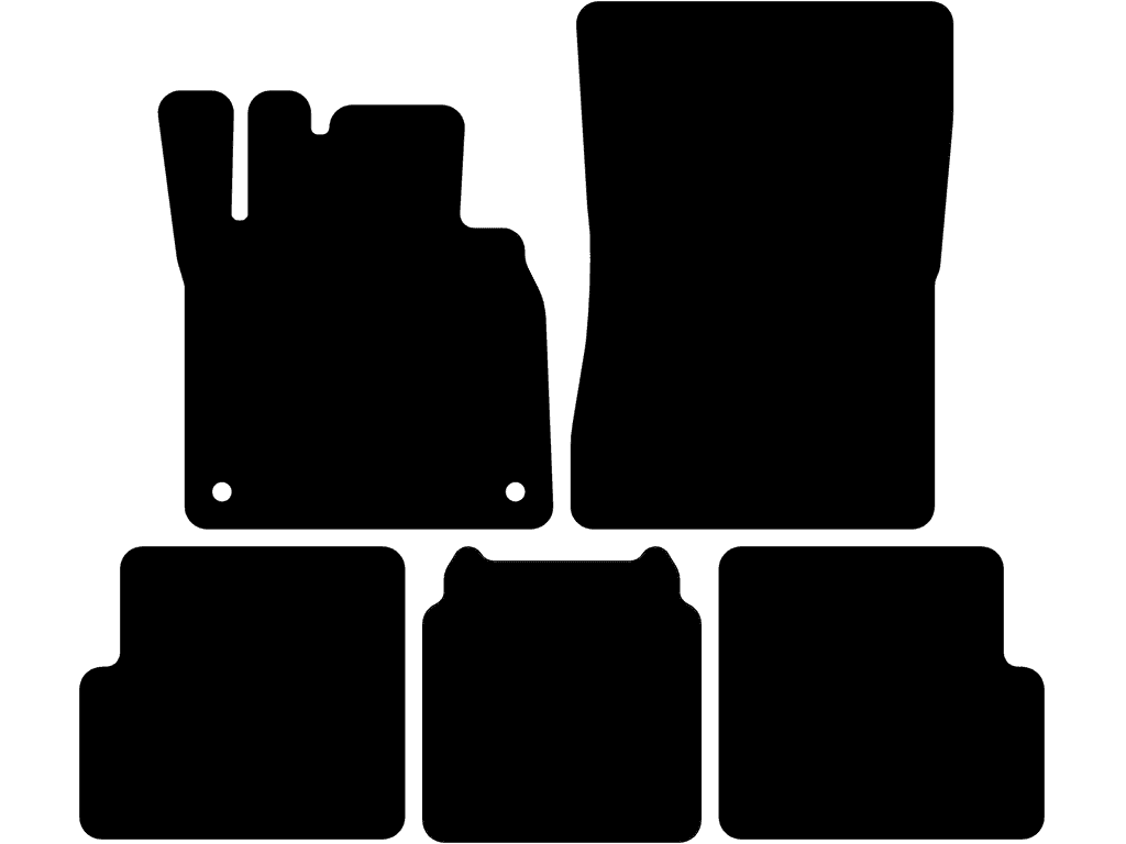 Variation 1 |Tapis arrière sans porte-gobelet