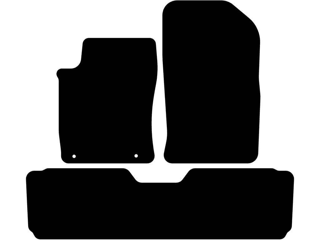 Système de fixation : Clips ovale avec vis