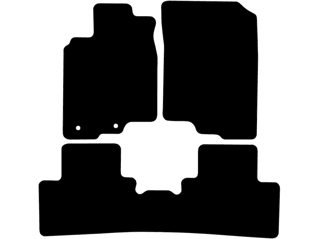 Tapis passager sans fixations | Système de fixation: Clips avec vis