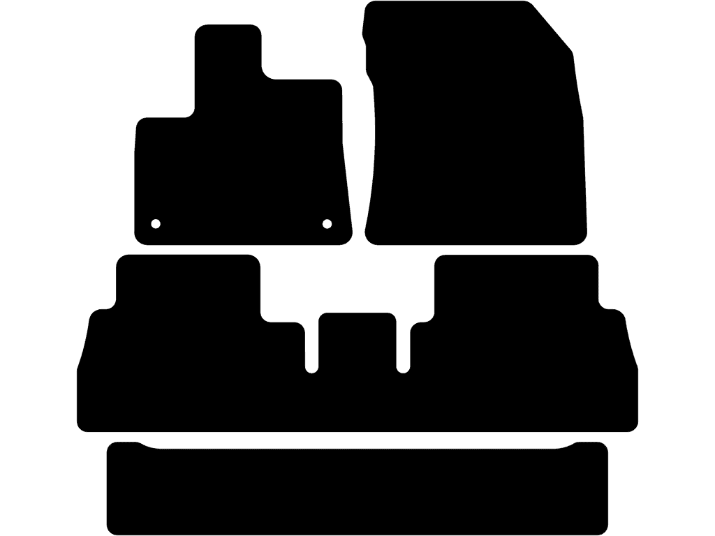 XL | Sièges modulables | 7 sièges | Système de fixation: Clips